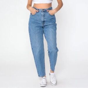 Vintage Great Land High-Waisted Tapered Mom Jeans – Size 11/12 100% Cotton